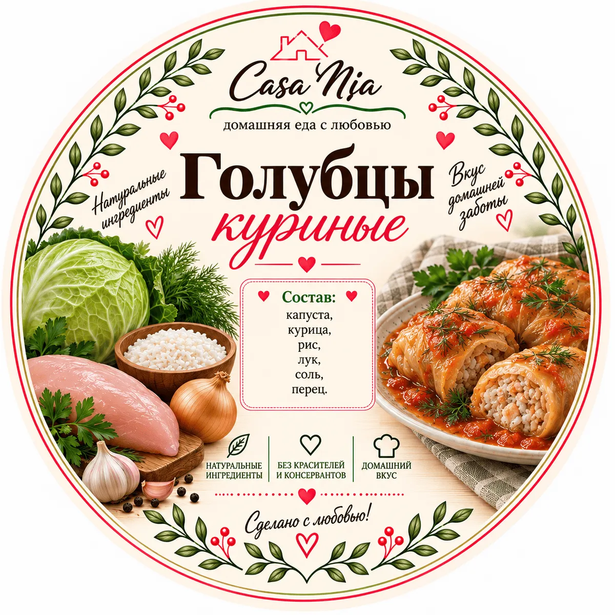 Голубцы куриные (готовые)