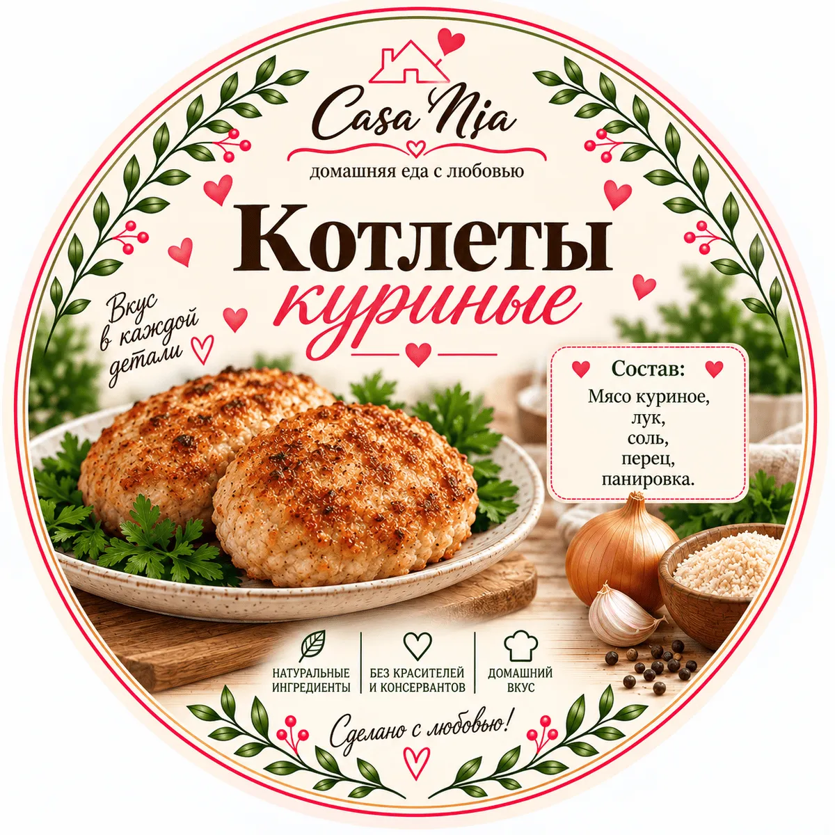 Котлеты куриные в панировке