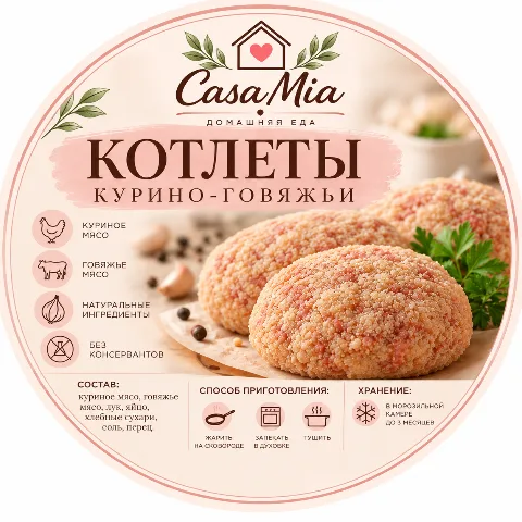 Chicken and Beef Patties