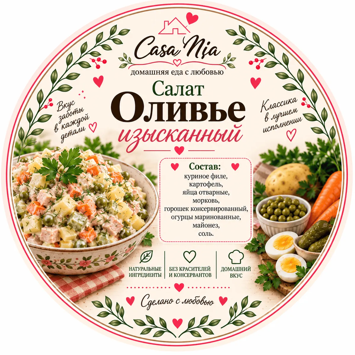 Салат «Оливье» изысканный